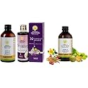 Kerala Ayurveda Neelibringadi Keram Liquid - 200 ml &amp; Kerala Ayurveda Dhanwantharam Thailam 200 Ml &amp; Kerala Ayurveda Eladi Keram 200 Ml