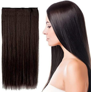 kerav long natural brown straight hair extension for women hair extension