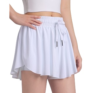 kereda girls flowy shortsyouthtoddler butterfly shorts with spandex liner 2-in-1 for runningsportsathleticfitnesstennis