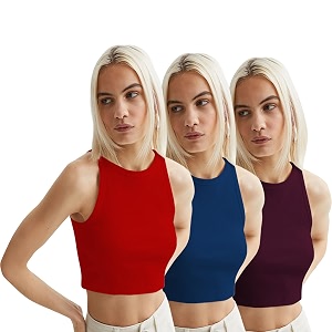 KERI PERRY Tops for Women Crop Top