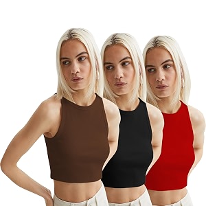 KERI PERRY Tops for Women Crop Top