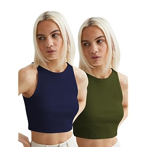 keri perry tops for women crop top for women39s tank activewear tee sports western casual cotton camisole pack of 2 combo