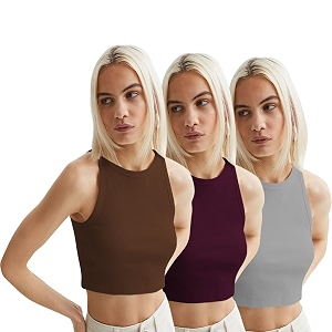KERI PERRY Tops for Women Crop Top