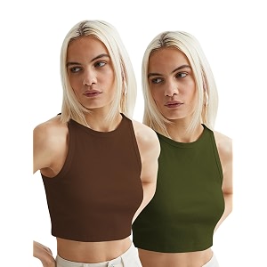 keri perry tops for women crop top for women39s tank activewear tee sports western casual cotton camisole pack of 2 combo