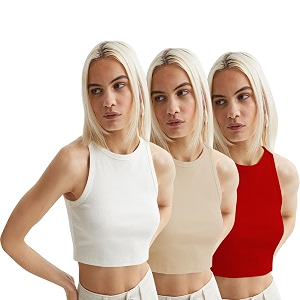KERI PERRY Tops for Women Crop Top