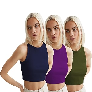 KERI PERRY Tops for Women Crop Top