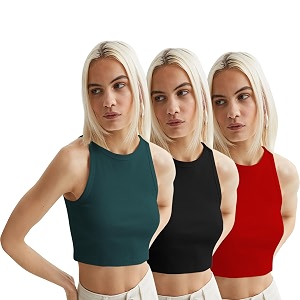 keri perry tops for women crop top for women39s tank activewear tee sports western casual cotton camisole pack of 3 combo