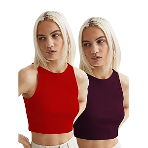 keri perry tops for women crop top for women39s tank activewear tee sports western casual cotton camisole pack of 2 combo