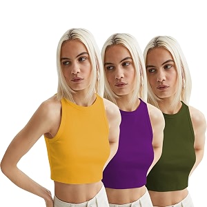 KERI PERRY Tops for Women Crop Top