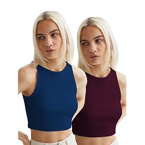keri perry tops for women crop top for women39s tank activewear tee sports western casual cotton camisole pack of 2 combo