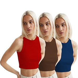 KERI PERRY Tops for Women Crop Top