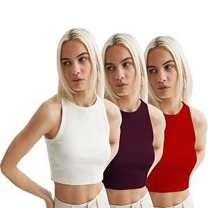 KERI PERRY Tops for Women Crop Top