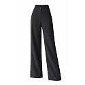 KERI PERRY Trousers for Woman Pants Women's Formal Office Korean | Beige Black Track Pant | Straight | Cotton Spandex Stretchable Trouser | High-Waisted Bottom Wear