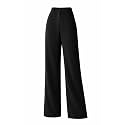 KERI PERRY Trousers for Woman Pants Women's Formal Office Korean | Beige Black Track Pant | Straight | Cotton Spandex Stretchable Trouser | High-Waisted Bottom Wear