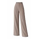 KERI PERRY Trousers for Woman Pants Women's Formal Office Korean | Beige Black Track Pant | Straight | Cotton Spandex Stretchable Trouser | High-Waisted Bottom Wear