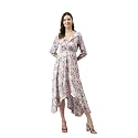 KERI PERRY Women39s White Rayon Floral Printed