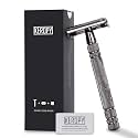 Keropy Double Edge Safety Razor for Men, Gloss Black