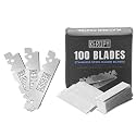 Keropy Premium Straight Razor Blade, 100 Count