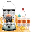 Kerosene Heater,Kerosene Heaters for Indoor Use,2600W Heating power,15㎡ Heating range,Portable Heater for Indoor and Outdoor, Camping and Fishing(Blue,4.5l)