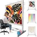 Kerty 70 Inches Extra Large Rug Tufting Frame, Aluminum Metal Tufting Frame Kit for Rug Making, A Safer Tufting Cloth Stand for Tufting Beginners and Lovers