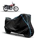 Kerwa Waterproof Bike Cover Compatible with Bullet 350 | Dust Proof, UV-Resistant, All-Weather Protection Bike Body Cover, Windproof Elastic Bottom
