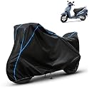 Kerwa Waterproof Bike Cover Compatible with Honda Activa 125 | Dust Proof, UV-Resistant, All-Weather Protection Bike Body Cover, Windproof Elastic Bottom