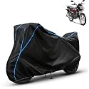 Kerwa Waterproof Bike Cover Compatible with Honda CD 110 Dream | Dust Proof, UV-Resistant, All-Weather Protection Bike Body Cover, Windproof Elastic Bottom
