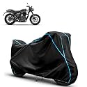 Kerwa Waterproof Bike Cover Compatible with Royal Enfield Hunter 350 | Dust Proof, UV-Resistant, All-Weather Protection Bike Body Cover, Windproof Elastic Bottom