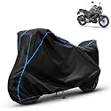 Kerwa Waterproof Bike Cover Compatible with Yamaha FZS-Fi V4 | Dust Proof, UV-Resistant, All-Weather Protection Bike Body Cover, Windproof Elastic Bottom