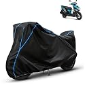 Kerwa Waterproof Bike Cover Compatible with Yamaha RayZR 125 | Dust Proof, UV-Resistant, All-Weather Protection Bike Body Cover, Windproof Elastic Bottom