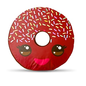 Kesar Enterprises Donut Doughnut Cushion Pillow