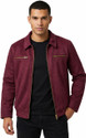 Kesele Men Solid BikerRiding Jacket
