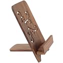 Wooden Mobile Phone Holder for Desk, Mobile Stand for Table, Phone Stand Holder, Tablet Stand, Mobile Stand Holder, Wooden Mobile Stand- Sheesham Wood-LxBxH- 3.5 x 5 x 7 inch