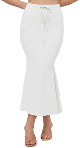 keshav piya fab Lycra Blend Petticoat White