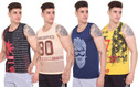 Keshavi Cotton Blend Fabric Gym Vest