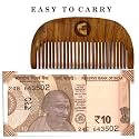 Beard Comb, Nylon Beard Brush | Wooden Brush & Comb Combo for Men And Boys (Made In India)