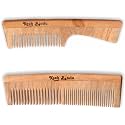 Natural Neem Wood comb Helps in Hair Growth, Hairfall, Dandruff Control & Hair Growth Hair Straightening, Frizz Control For Men & Women |Treated with Neem Oil, Bhringhraj -Pack of 2