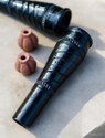 KESHU HANDICRAFT Resuable Modern Fusion Chillum/Eco Friendly Chillum With Gitti Terracotta Outside Fitting Hookah Mouth Tip
