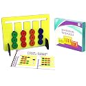 KESI Ornaments Montessori Slide Puzzle, Learning Toys for Kids, Brain Game for Kids, Color Matching Brain Teasers, Logic Game, Preschool Educational Toys, Multicolor, Age 3+