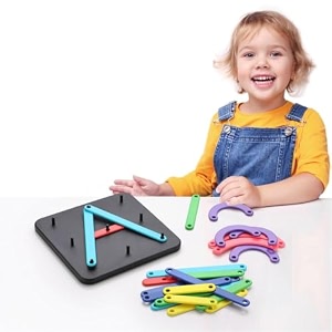 kesi ornaments montessori letters game numbers alphabet building activity set preschool educational toy shape colour recognition stacking blocks sorting board for children alpha-numeric puzzle