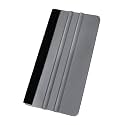 KESPEN Window Felt Squeegee, Vinyl Scraper for Window Privacy Film and Car Glass, Tint Squeegee Installation Tool Protection Scratches Film Soothing, 5.9 * 3.1 Inch, Grey