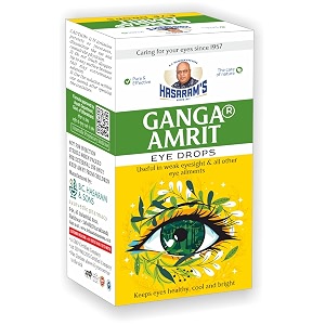 ganga amrit ayurvedic eye drops 15 ml pack of 3 herbal amp refreshing eye drop helps relief redness dryness strain itching amp burning sensation in daily use for home work amp travel