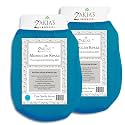 Kessa Exfoliating Mitt – Teal 2 Pack for Radiant Skin
