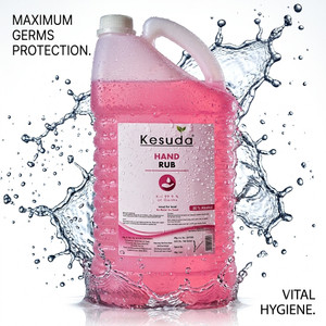 kesuda 494 litre liquid   hand rub  alcohol based sanitizer hand rub can 494 l