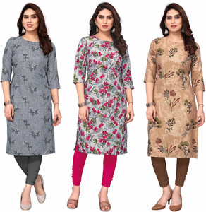 ketaki fashion women printed straight kurta
