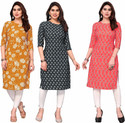KETAKI FASHION Women Printed Straight Kurta