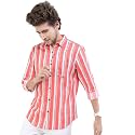 KETCH Men39s Cotton Slim Fit Striped Full