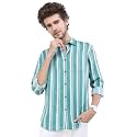 KETCH Men39s Cotton Slim Fit Striped Full