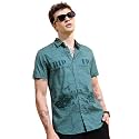 Ketch Men Cotton Slim Fit Printed Half
