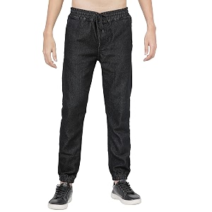 KETCH Mens Jogger FIT Black Jeans